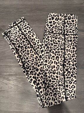 Leopard Print Leggings w Pockets